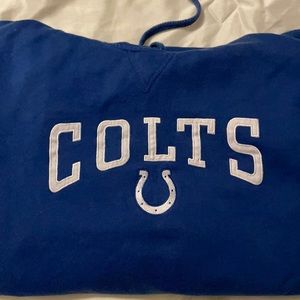 NFL Colts hoodie sweatshirt.  Size M.
